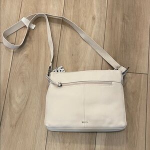 New the Sak reseda leather Cream Crossbody Bag
